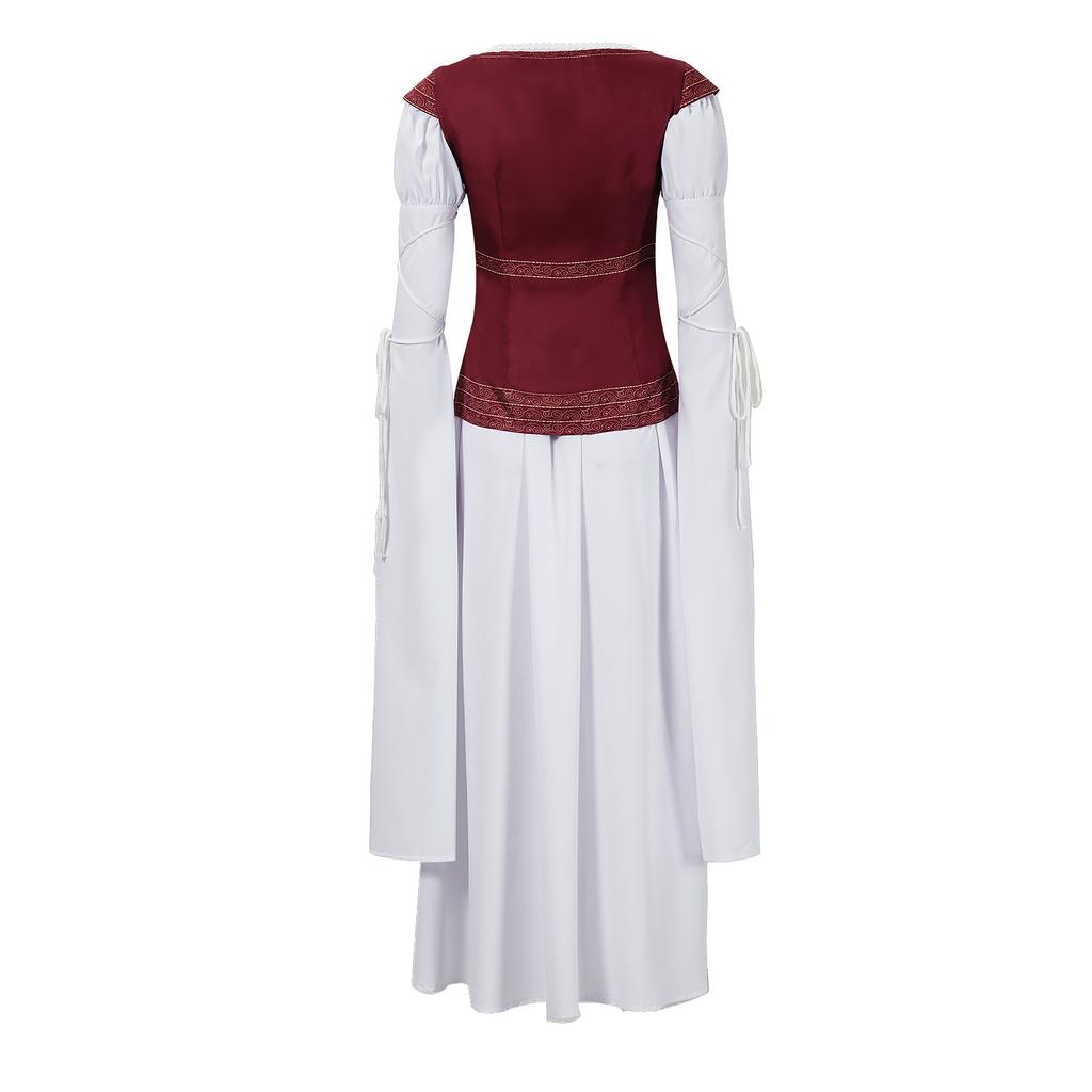 Eowyn Medieval Princess Dress Set, The Lord of the Rings Stage Performance Costume