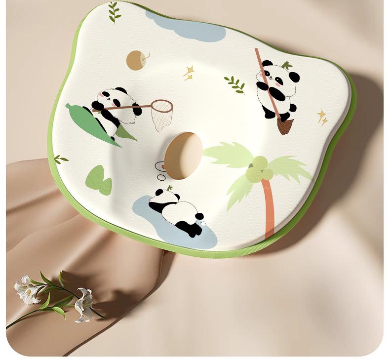 Newborn Anti-Flat Head Pillow – Corrective, Breathable, for 0-6 Months, All Seasons