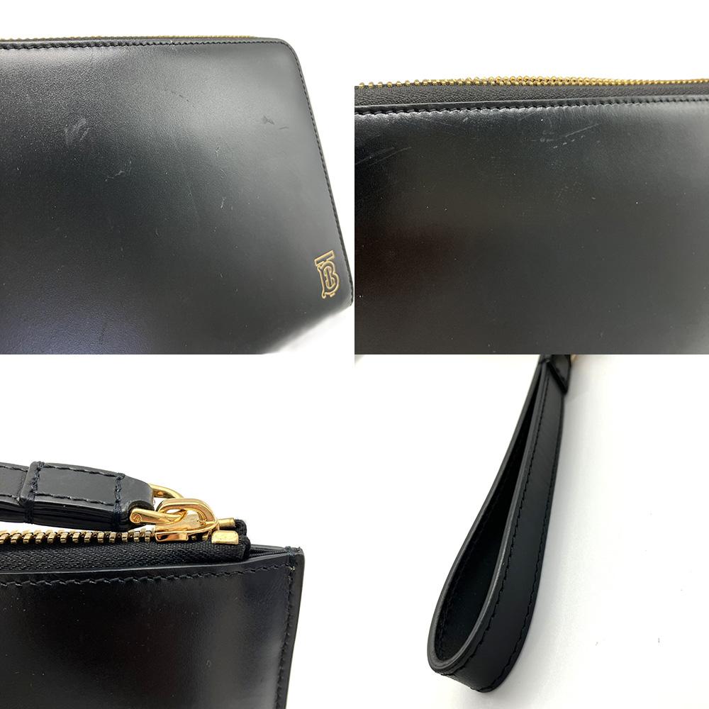 Used BURBERRYpassport Case Leather Mens
