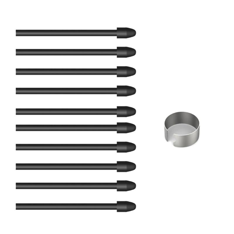 

10pcs Professional Tablets Pen Nibs Ergonomic Clip PW517 PW110 For KD200 Comfortable Pen Tip