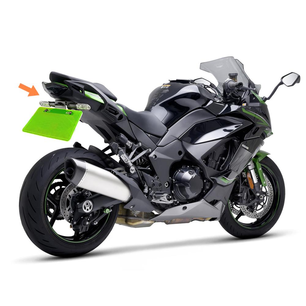 For Ninja 1100SX 2025 2024 Tail Tidy Fender Eliminator Short Rear TAIL License Plate Bracket Registration Number Frame