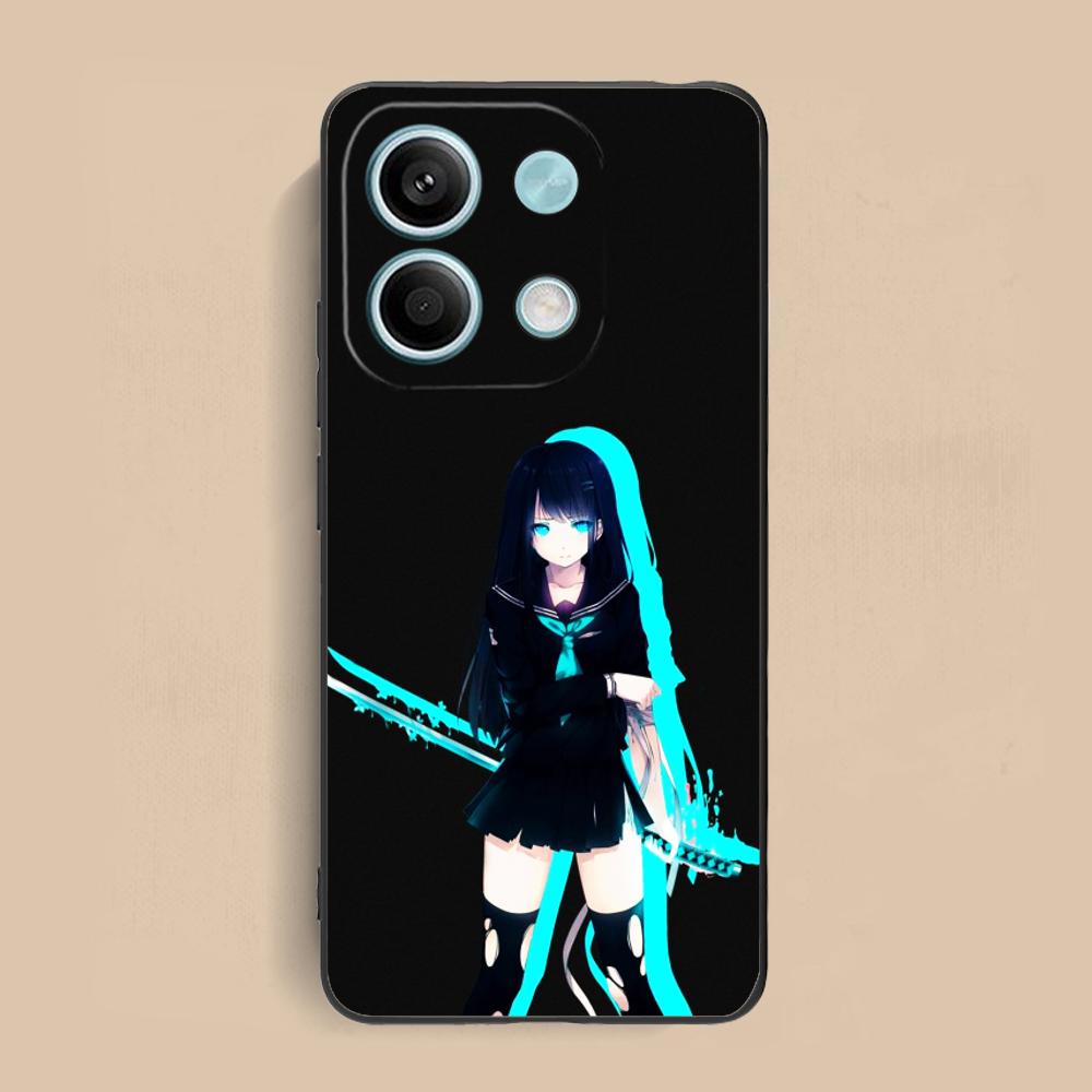 Anime Girl Mobile Phone Case for Xiaomi Redmi 15 14 13 12 A5 3 2 1 C Plus 4G 5G Colorful Printing Cover Cover Pretty