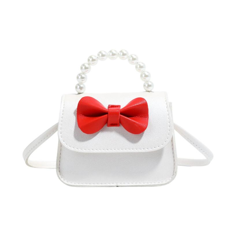 Cute Sweet Style Butterfly Knot Single Shoulder Bag With Magnetic Closure For Daily Use