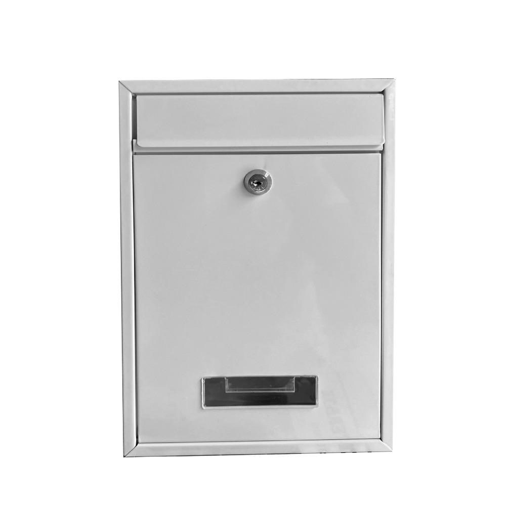 Wall Mounted Postbox Metal Mail Box Mailbox Versatile Drop Box  for School Outdoor Street House