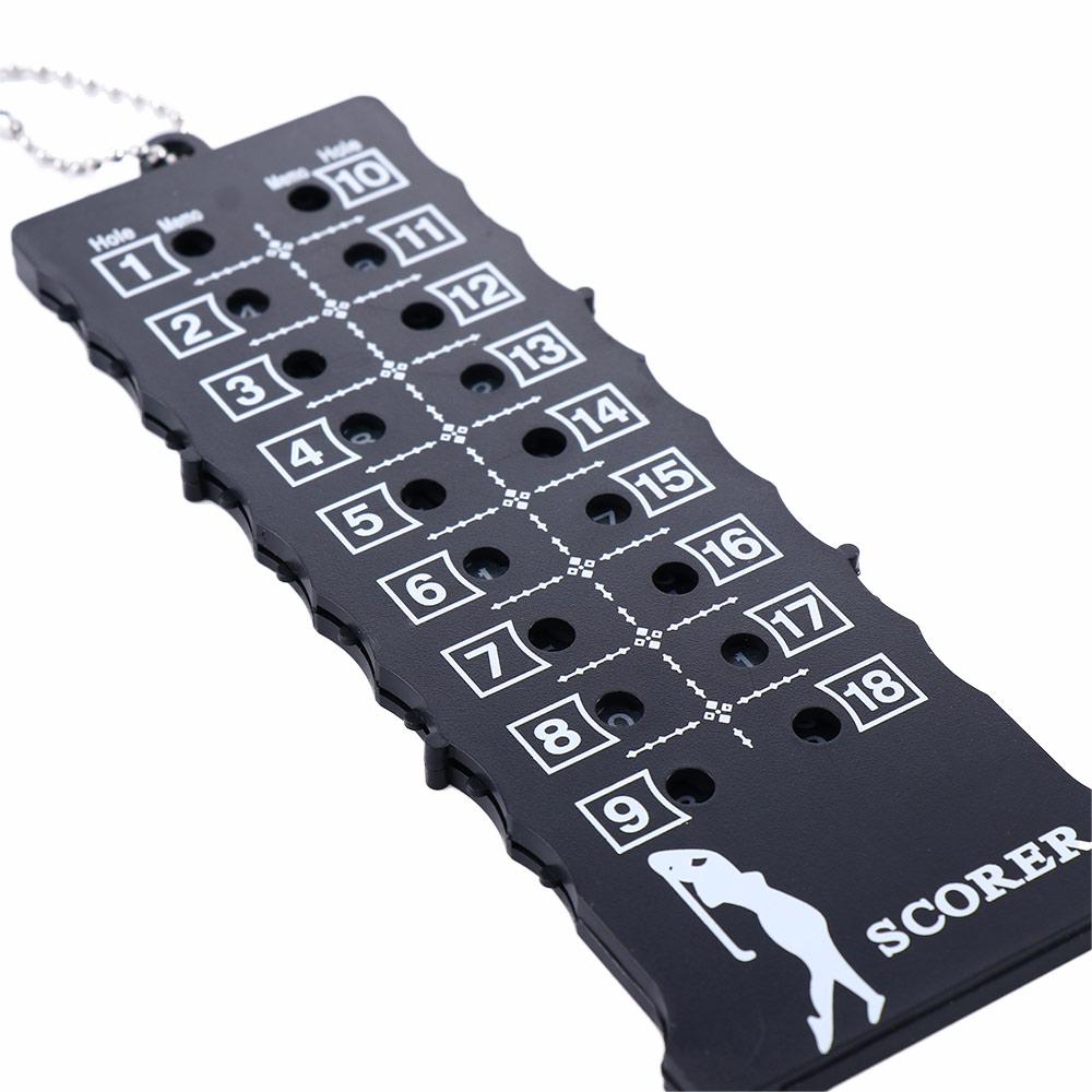 18 Hole with Key Chain Scoring Keeper Score Counter Score Counter Stroke Score Card Golf Shot Count