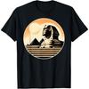 Detailed Sphinx & Pyramids Graphic T-Shirt