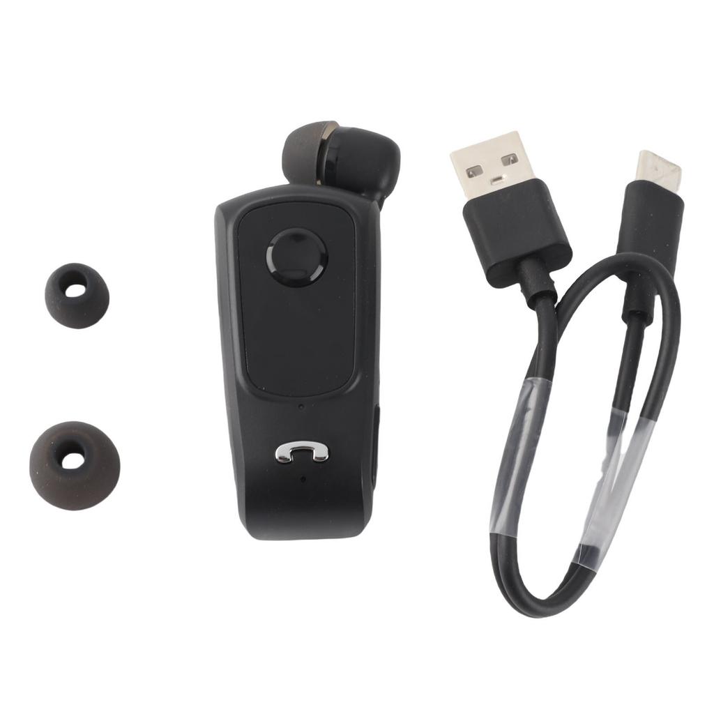 F920 Sports Headset Earpiece Retractable Hands Earphone (Black)