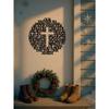 Wrought Iron Wall Art Metal Home Decor for Christmas Easter Holiday Gift