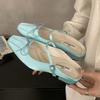 Mode Mode Schleife Damen Ballerinas Mary Janes Schuhe Damen Flache Schuhe Slipper Damen Ballerinas Pantoletten Mules Schuhe