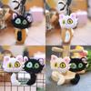 Adorable Cute Cat Plush Keychain Soft Pp Cotton Stuffed Animal Bag Charm