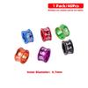 1Pack/40Pcs Digital Bird Foot Rings Inner Diameter 4mm/4.7mm Aluminum Pigeon Parrot Identification Rings Random Number Mix Color