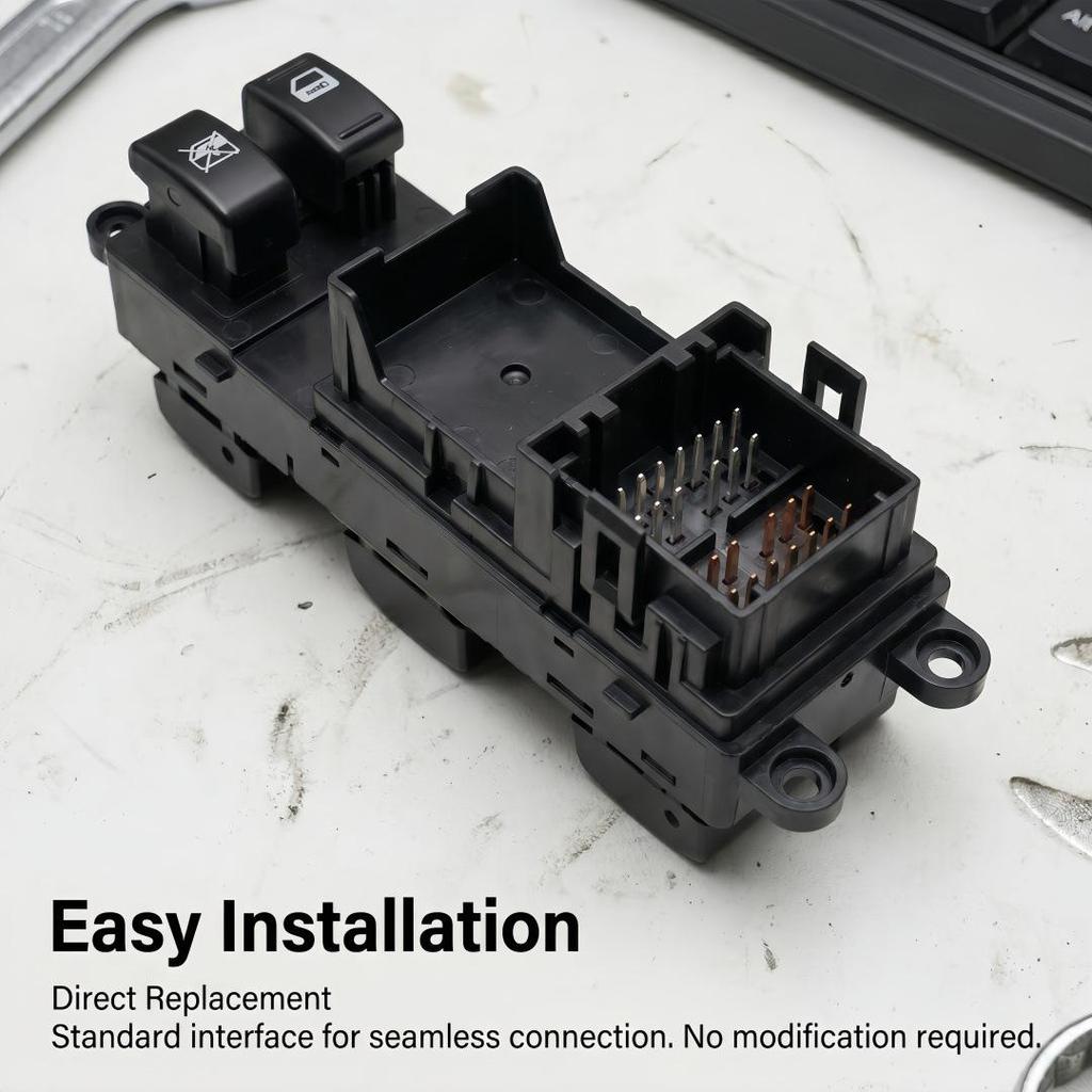 Left Front Driver's Electric Master Window Switch for Tiida, Sylphy, Livina, Sunny - Jiuyuan 25401-ED500