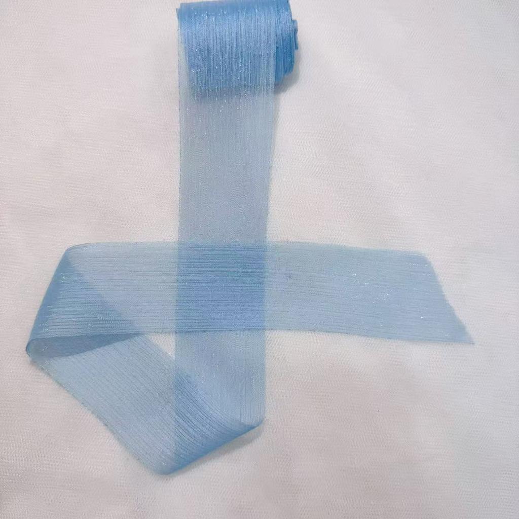 1 st 9m/rol Chiffon Zijden Lint Organza Satijn voor DIY Craft Cadeauverpakking Decoratie Bruidsboeketten Krans Naaibenodigdheden