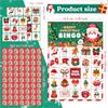 34 Christmas Themed Bingo Cards For 24 People Group Games Party Supplies Family Gathering Interactive Paper Game