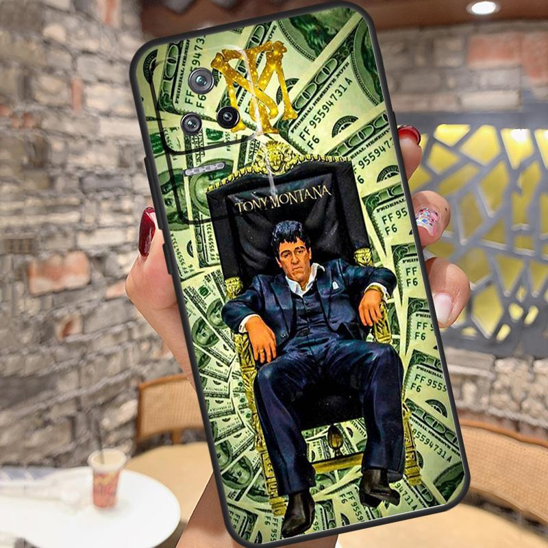 Scarface Tony Montana Case For Xiaomi 14 Ultra 15 13 11T 12T 13T 14T Pro POCO X3 X5 X6 X7 Pro M6 F5 F6 Pro Cover