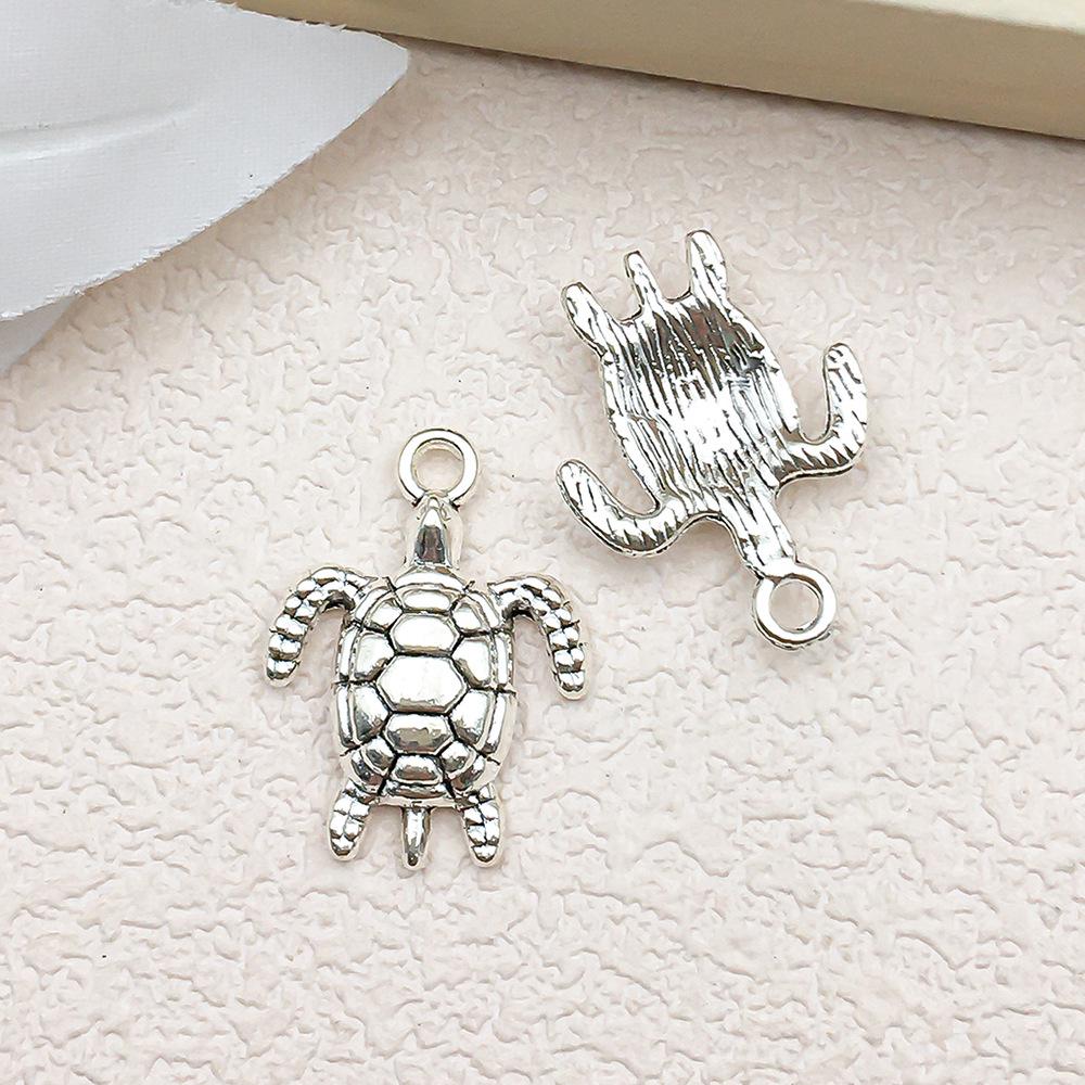 Náramek a přívěsek s tibetským stříbrným zvířecím přívěskem: Vážka, Krab, Želva, Jelen, Holub, Sova, Kráva