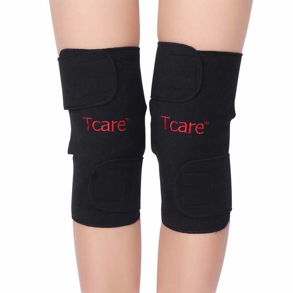 Durable And Safe 1 Pair Byepain Tourmaline Self -Heating Kneepad Magnetic Therapy Knee Support Tourmaline Knee Brace Belt Knee Massager