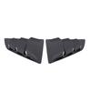 Hcilloend Rear Side Window Louver Covers for Nissan Fairlady Z Z34 Shutter Side Vent Rear Window Shutter Easy Adhesive Decorative Exterior Custom Car