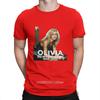 Olivia Newton John Kreatives T-Shirt für Herren RIP Engel Olivia Newton John RIP Reines Baumwoll-T-Shirt Personalisierbares Geschenk Kleidung