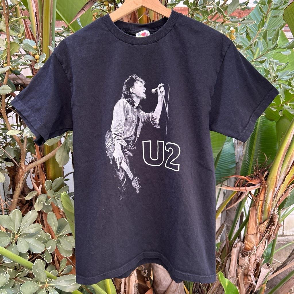 Vintage Late 90s/00s U2 Bono Graphic Tee Black M Unisex T-Shirt