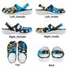 Unisex Lightweight Printed EVA Clogs Breathable Garden Shoes Slip On Beach Pool Home Bathroom Casual Sandals Home Outdoor Use