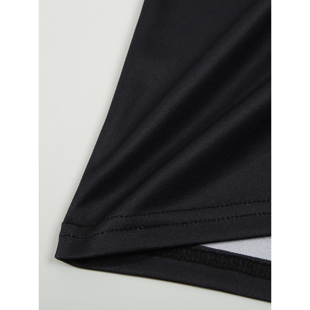 Casual Pocket Button Men's Printed Polo Shirt