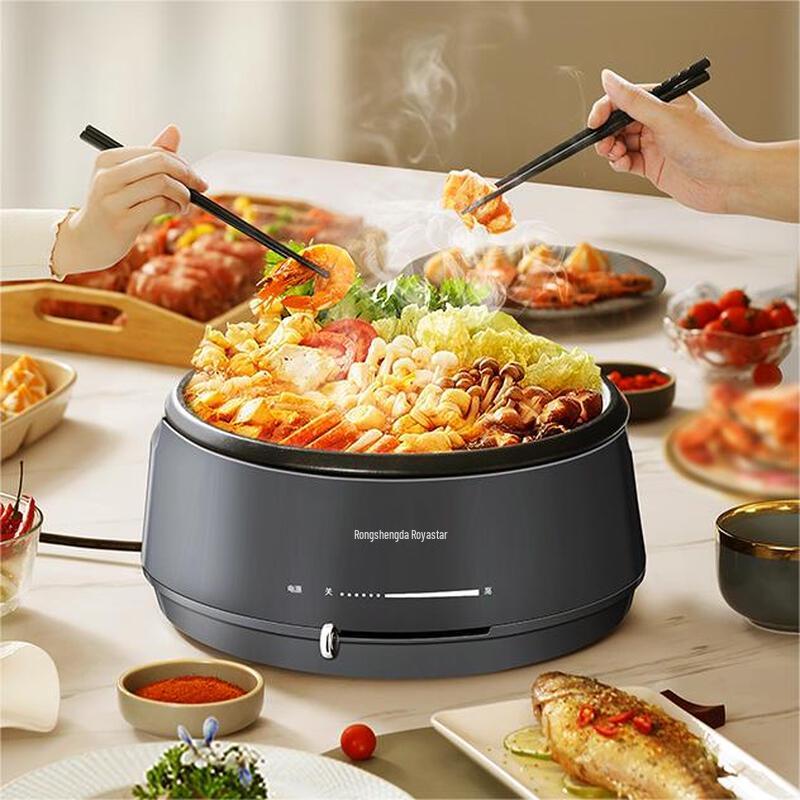 Royalstar RHG-40JK 4L Multi-function Electric Hot Pot CN plug (adapter included)