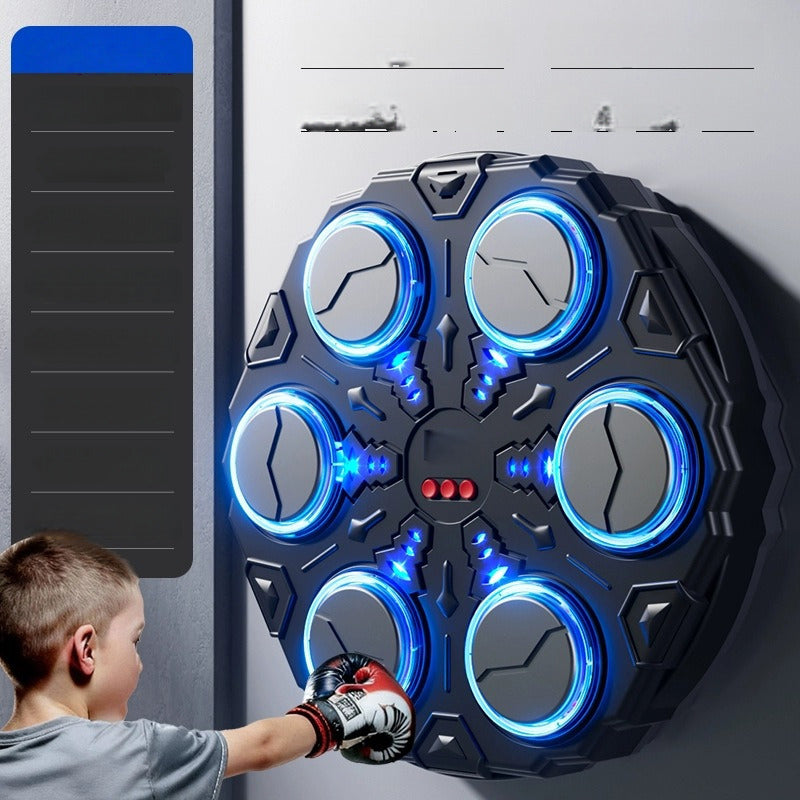 Electric for Fitness Training Stress Relief Toy Kids Adults Smart Music Bluetooth Boxing Machine with Scoring System 6 Keys