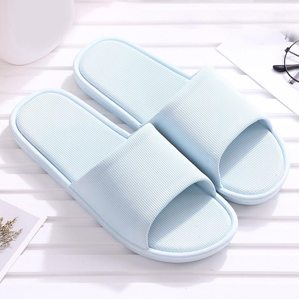 Women Couple Shoes Solid Color Non Slip Open Toe Slippers Summer Slippers Women Size 9 1/2 Women Slipper Socks With Grippers