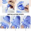 Kids Dentist Play Set Oral Care Practice Teeth Model Educational Toy for Kindergarten Preschool Early Learning Tooth Brushing