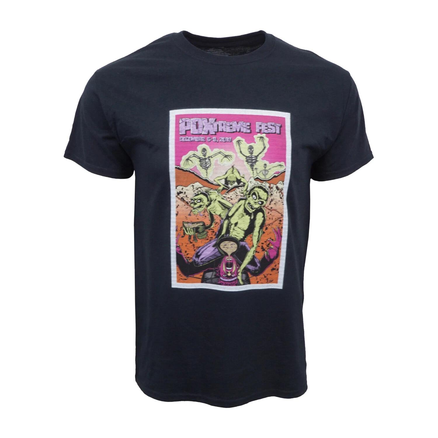 Unisex Adult Casual Graphic POXTREME FEST GRAPHIC T SHIRT T-Shirt S