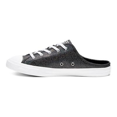Chuck Taylor All Star Dainty Mule Metal Black Pedal Casual Canvas Shoes Women's 568811C