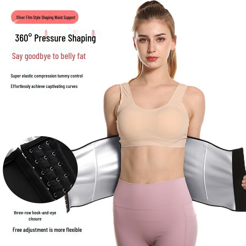 Ceinture de sport - Brûle-graisses, Yoga et Course à pied, Soutien améliorant la transpiration