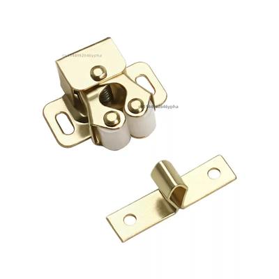 2PCS Door Stop Closer Stoppers Damper Buffer Magnet Cabinet Catches with Screws for Wardrobe Hardware Furniture Fittings