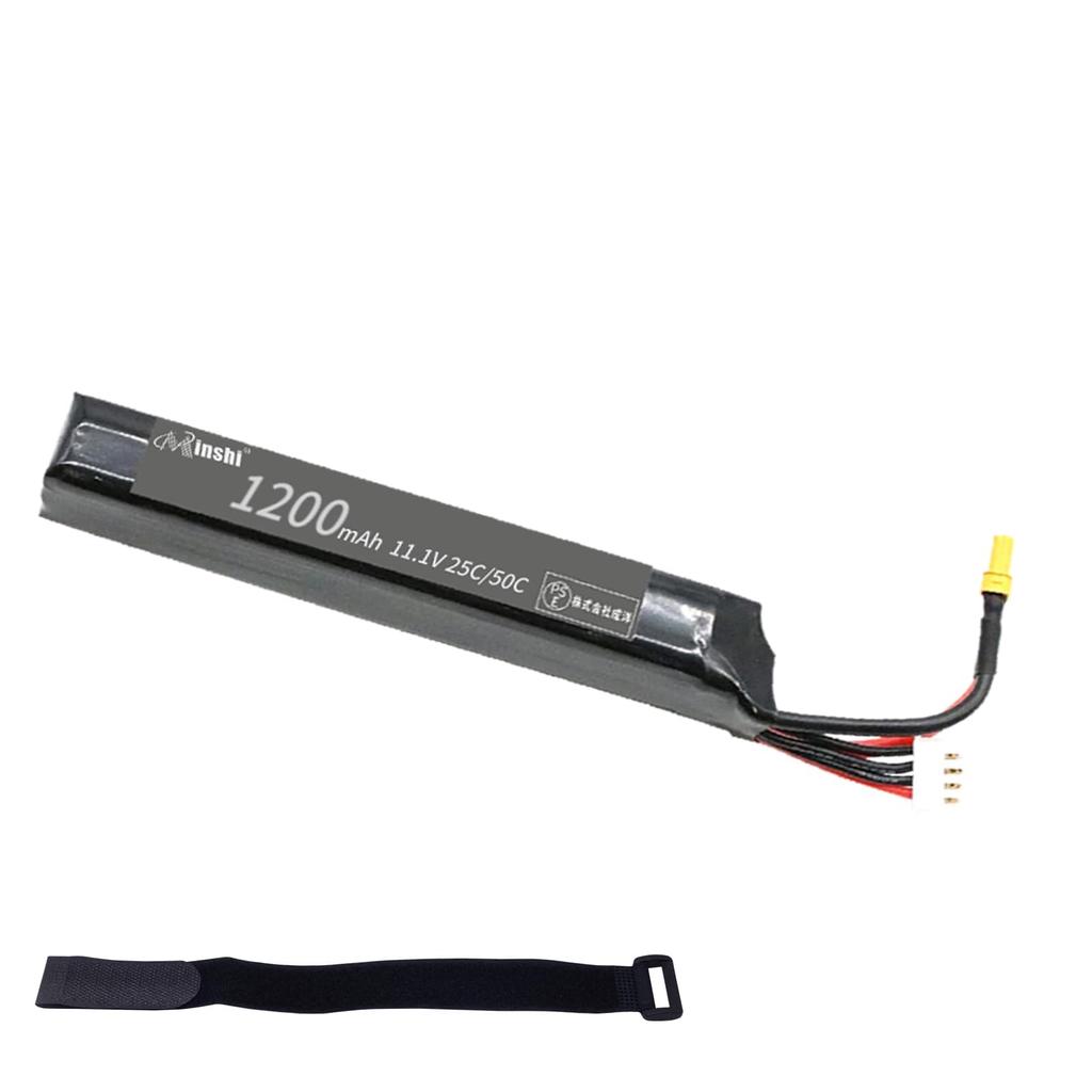 MINSHI Celeb 11.1V 25C50C 1200mAh LiPo Battery with XT30 Plug, High Capacity, for RC Cars, Trucks, Helicopters, FPV, Drones, and More,