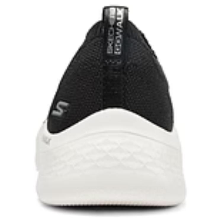 Skechers Go Walk Comfortable Simple Versatile Breathable Lightweight Low-Top Casual Shoes Women sneakers Black White 124833-BKW