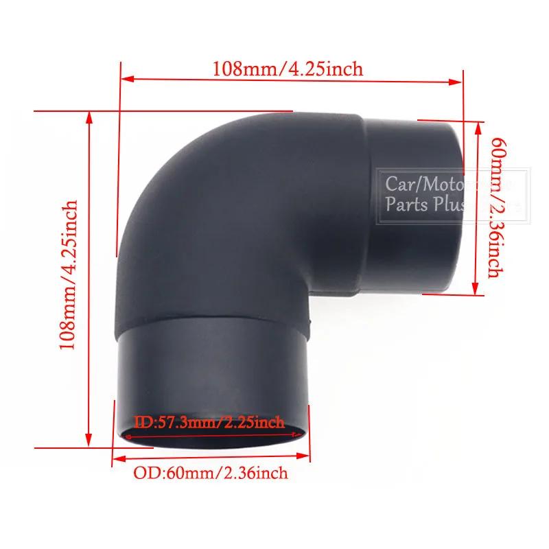 42/60/75/90mm Car Heater Ducting Pipe Joiner Connector Heater Ducting Reducer Hose Tube Connector For Eberspacher or Webasto