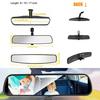 8/10/17Inch Universal View Rear Interior Mirror Rearview For Truck SUV Boat Car