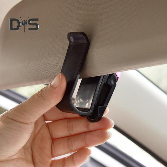 Suport pentru ochelari de soare pentru ochelari de soare Clip pentru ochelari 180 de grade Rotativ Protecție la zgârieturi Clip pentru ochelari de soare ușor de instalat Accesorii pentru parasolare auto