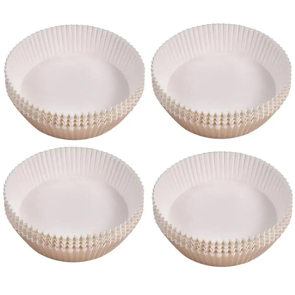 20/50/100Pcs Air Fryer Disposable Paper Air Fryer Accessories Square Oilproof  Liner Non-Stick Mat for Kitchen Oven Baking