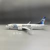 B737 Egypt Air Plane Model Toy 47cm Passenger Aircraft W Light And Wheel Landing Gear Souvenir Plane Collected Gift By Aviation
