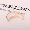 Big Card Exaggerated Girl Triangle Moon Hairpin Clip Hair Accessories Jewelry Hair Clips Geometric Shape Side Clip Headwear
