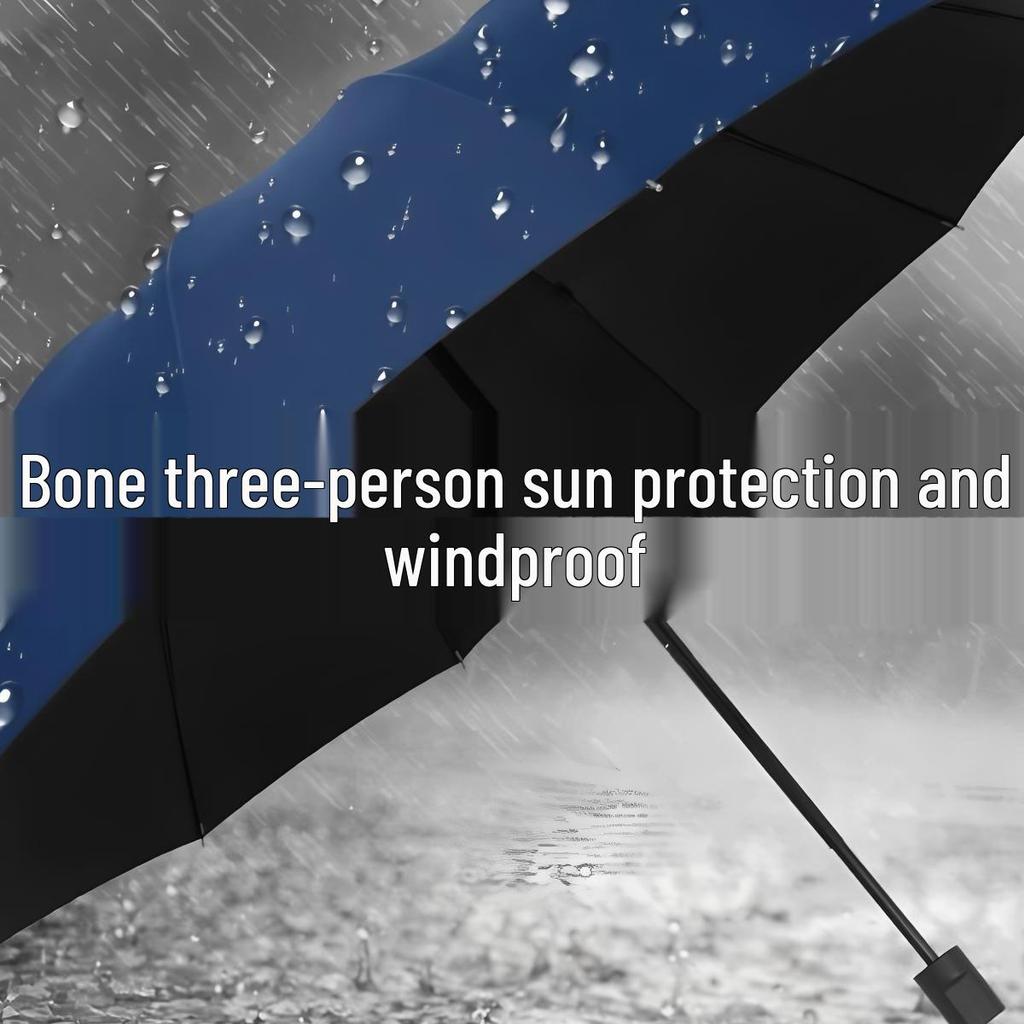 Dual-Use Anti-Storm UV-Proof Student Umbrella