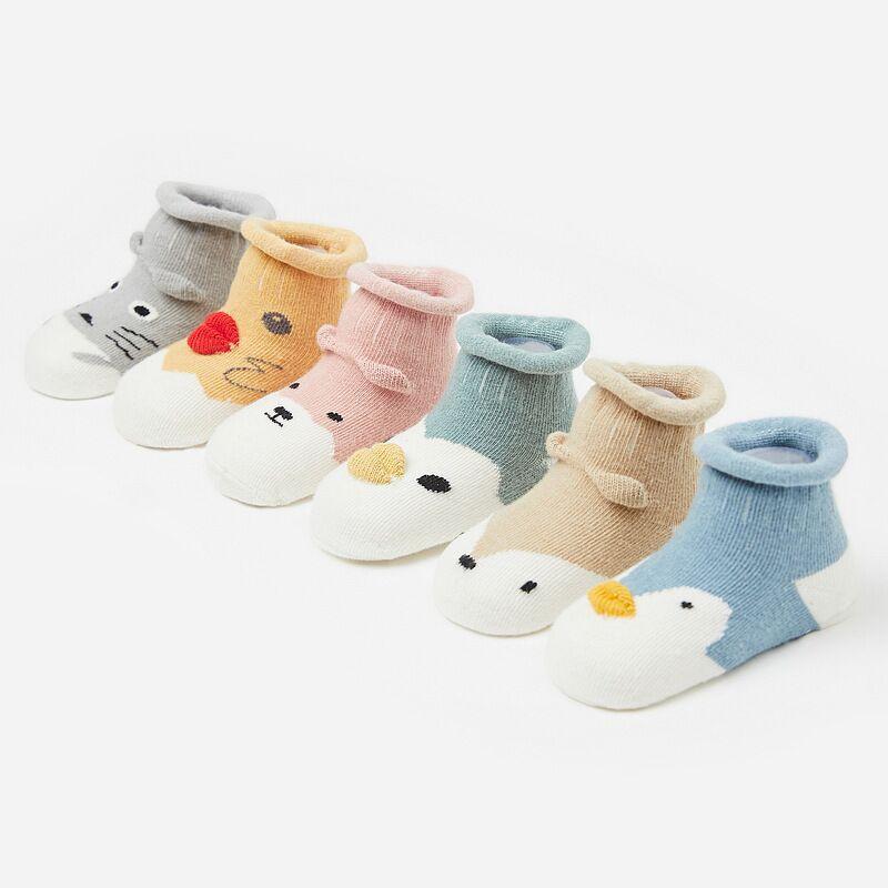 Babymädchen Socken Jungen Kleidung Neugeborenen Zubehör Säuglings Hausschuhe Kinder Kinder Tiere Kleinkinder Sachen Artikel Waren Ente Fuchs