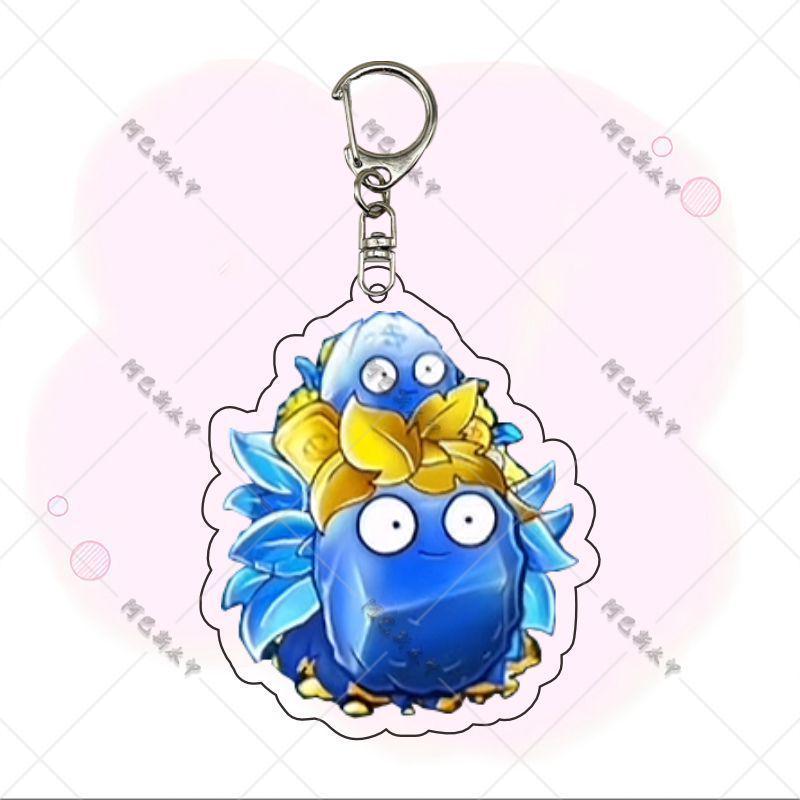 Plants Vs. Zombies Fusion Fan Acrylic Keychain - Game-Themed Backpack Pendant & Jewelry Gift