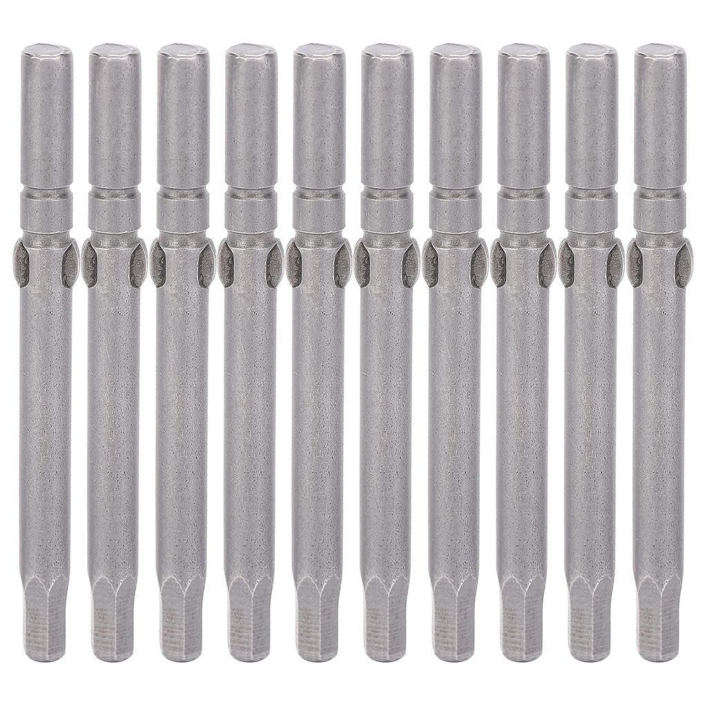 10Pcs Magnetic Head Screwdriver Bits Electric Hex Socket S2 Alloy Steel Industrial Tools