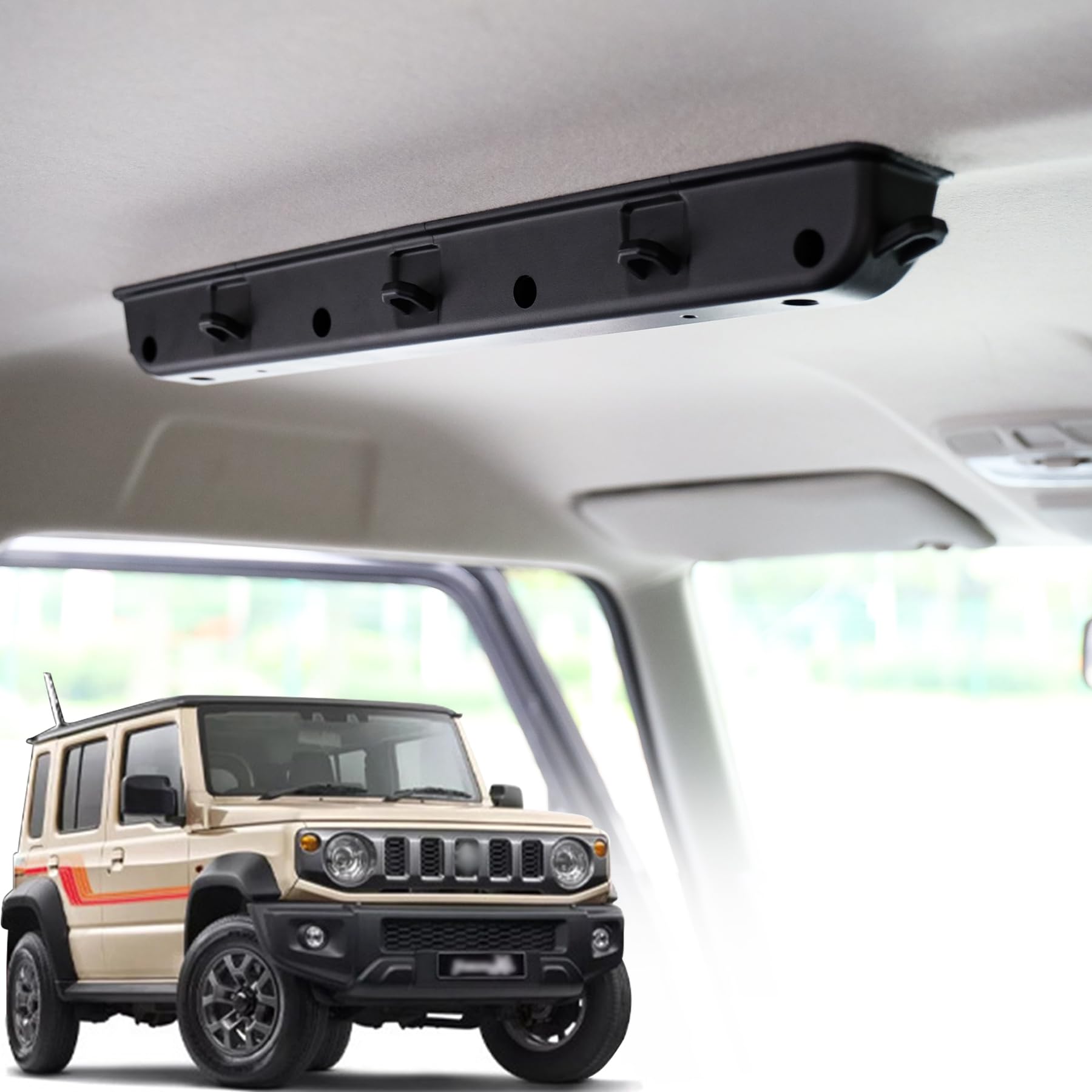 

Держатель на подголовник DCGLA для моделей Suzuki Jimny Sierra и Nomad 2018 года. Автомобильный держатель для заднего и пассажирского сиденья. Легко устанавливается. Включает японскую инструкцию по эксплуатации. (Джимни чёрный