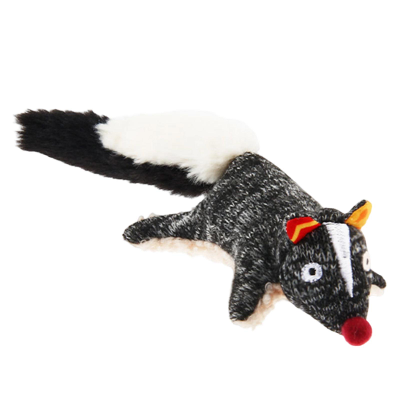 

Plush Squirrel Shaped Dog Toy for Chewing and Interactive Play Soft Textured Fabric Durable Design for Pets One Size