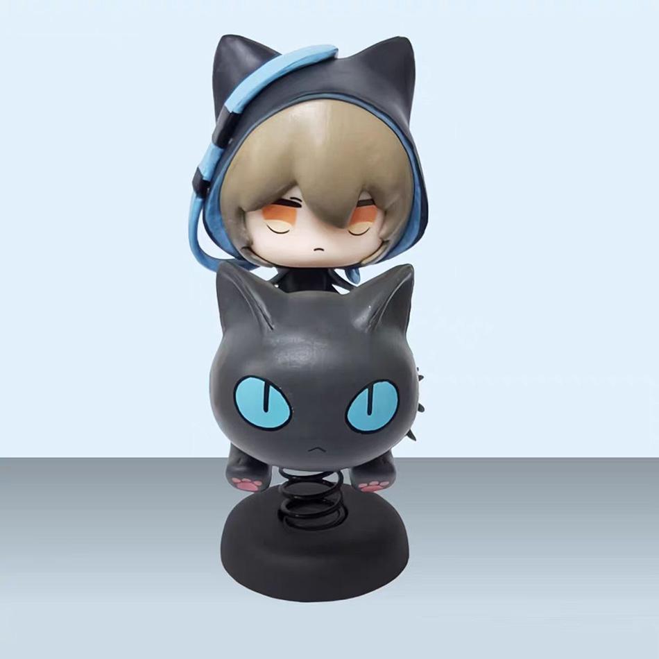 2026New Genshin Impact Furina Focalors Anime Figure God of Water Q Version Model Peripheral Collection Decoration Dolls Adorable Toy