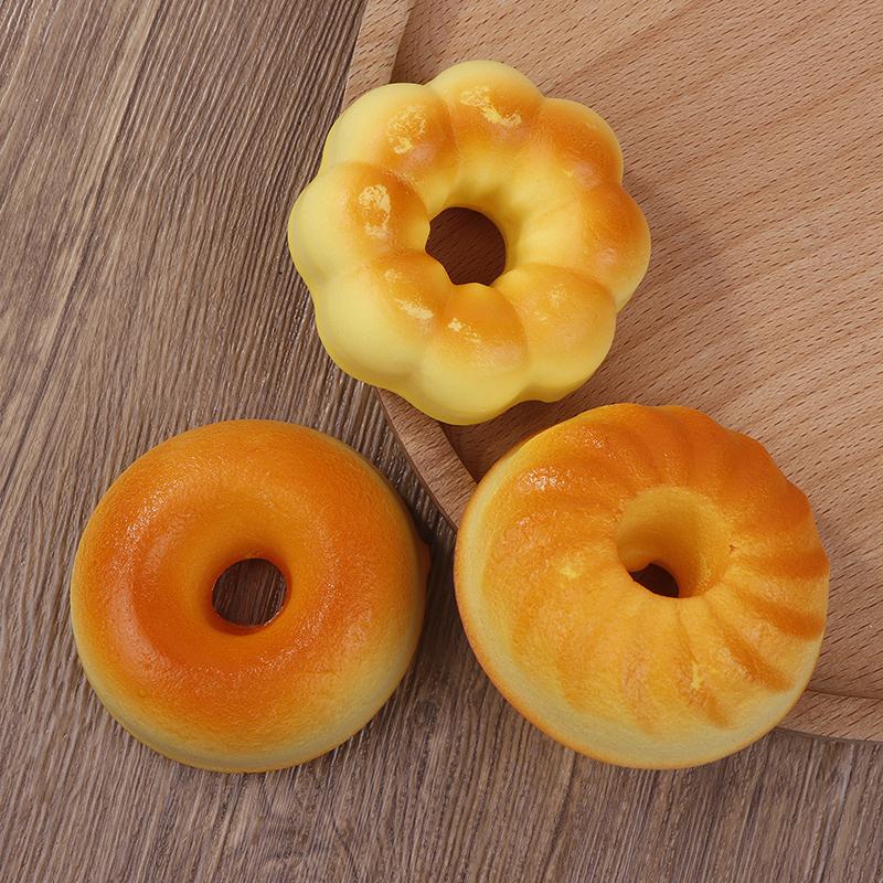 Creative Simulation Donuts Squeeze Stress Relief Toys Spoof Artificial Food Slow Rising Squeeze Toys Spoof Tease People Toy